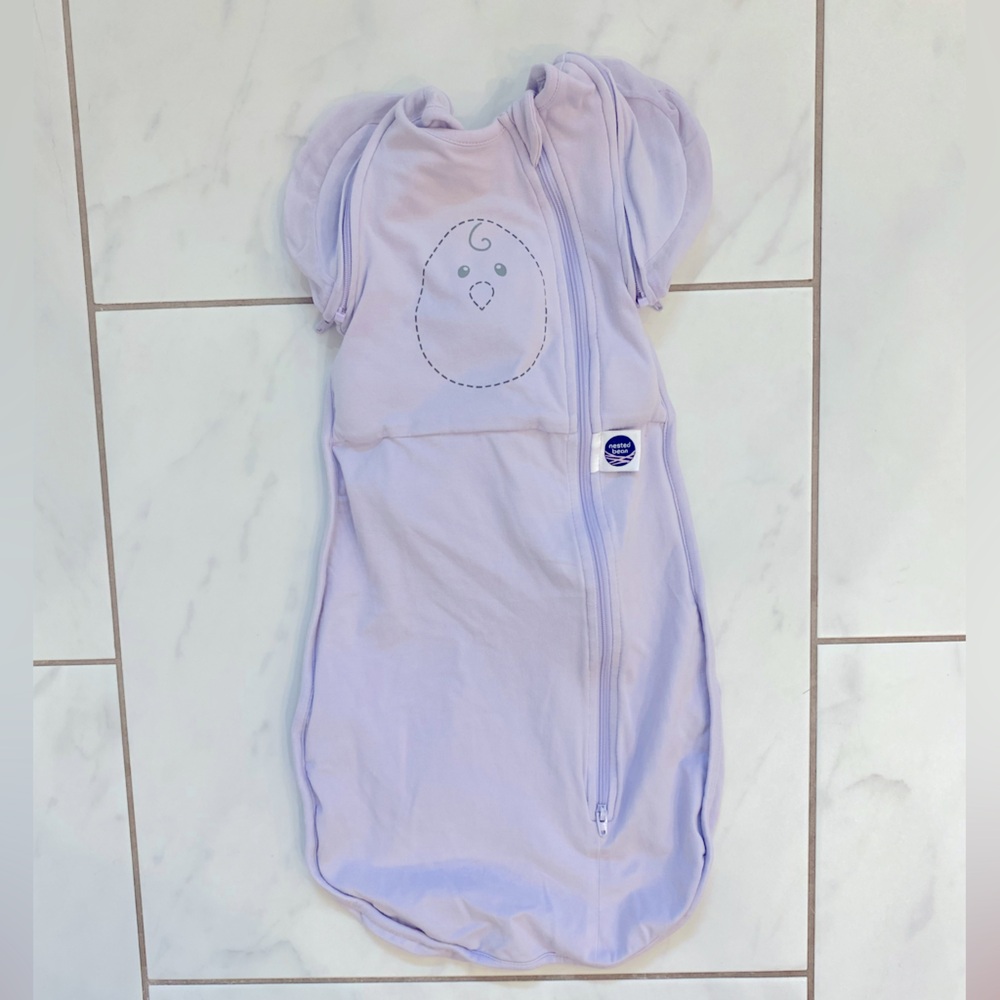 NWOT Neated Bean Zen One Classic Swaddle with Weighted Chick, Removable Sleeves